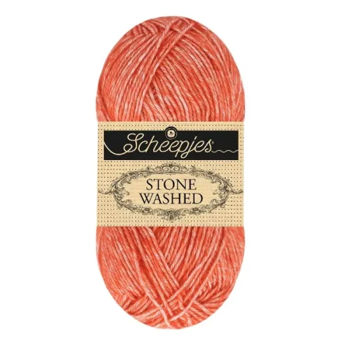 Włóczka Scheepjes Stone Washed 843 jasny czerwony