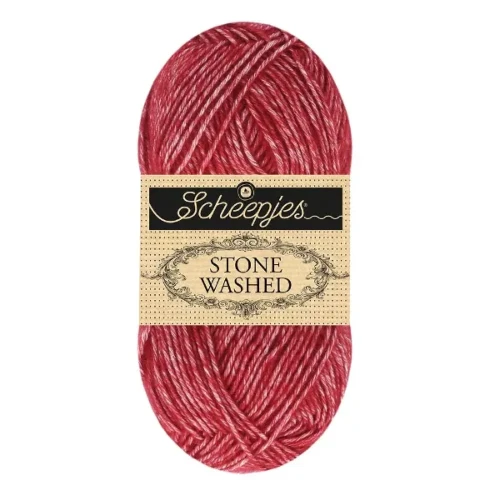 Włóczka Scheepjes Stone Washed 844 wiśniowy