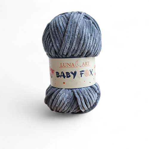 Włóczka Baby Fox 100-30 szaroniebieski