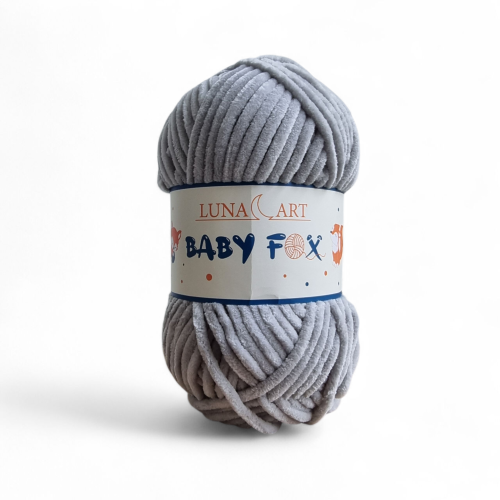 Włóczka Baby Fox 100-33 szaro-beżowy