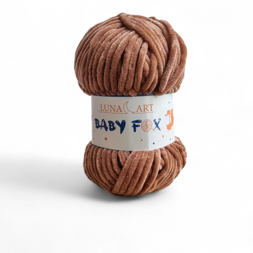 Włóczka Baby Fox 100-41 jasny brąz