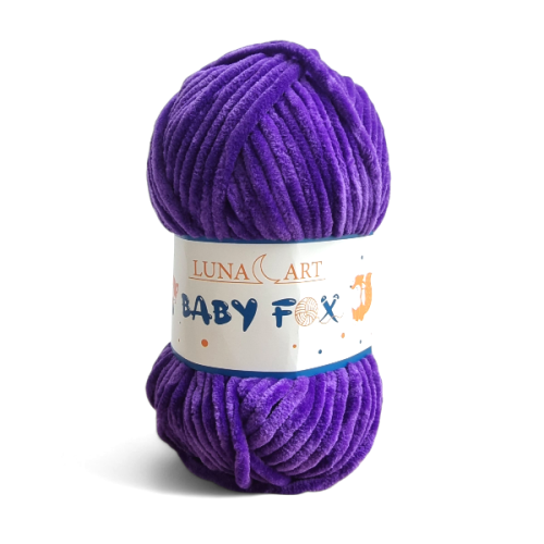 Włóczka Baby Fox 100-95 fioletowy