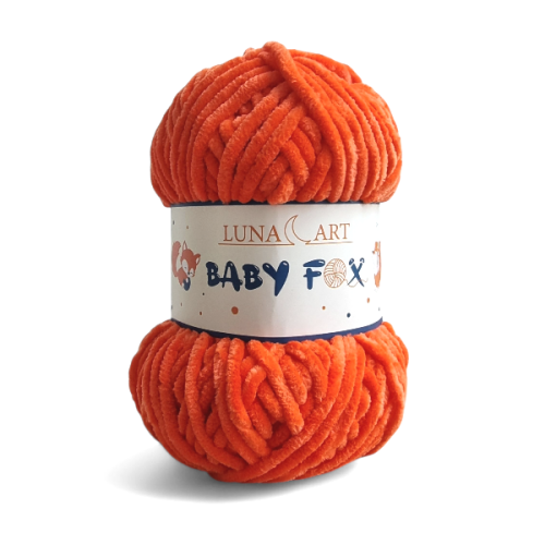 Włóczka Baby Fox 100-89 pomarańczowy