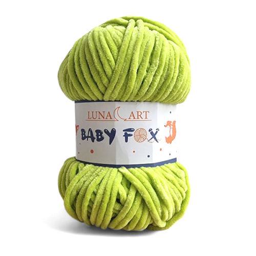 Włóczka Baby Fox 100-85 limonka