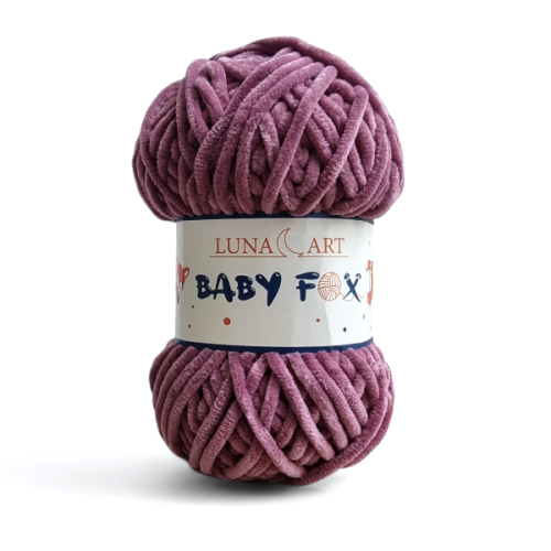 Włóczka Baby Fox 100-83 wrzos