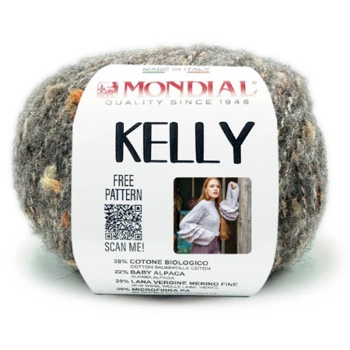 Włóczka Mondial Kelly 941 brąz