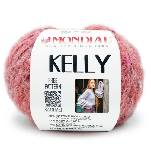 Włóczka Mondial Kelly 942 koral