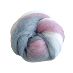 Wełna czesankowa merynos 25g, 46 mix róż/szary/biały