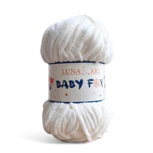 Włóczka Baby Fox 100-02 kremowy