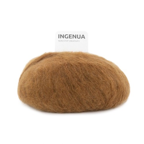 Włóczka Katia Ingenua 87 miedź moher, mohair, moherowa, z moherem, z merynosem, sweter, jesień, zima, chusty, puszysta, z włoskiem, długowłosa