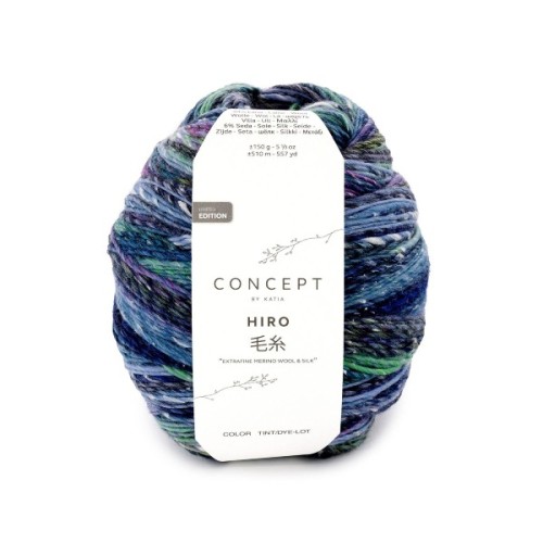 Włóczka Katia Hiro z jedwabiem 150g, 205