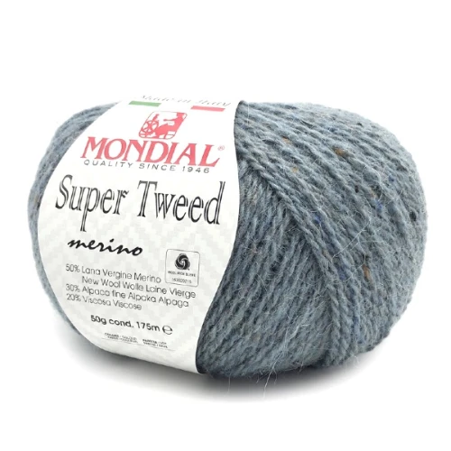 Włóczka Mondial Super Tweed 430 denim