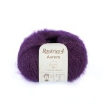 Włóczka Rosarios 4 Aurora 89 bakłażan