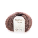 Włóczka Rosarios 4 Aurora 50 czekolada