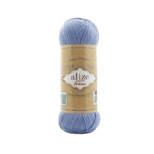 Włóczka Alize Artisan Superwash 432 stalowy niebieski