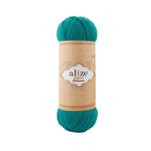 Włóczka Alize Artisan Superwash 507 szmaragd