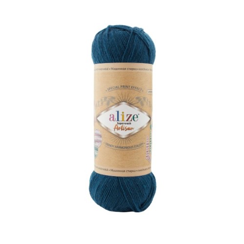 Włóczka Alize Artisan Superwash 666 petrol