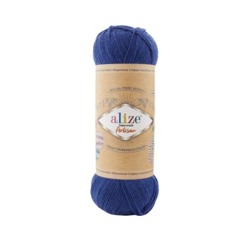 Włóczka Alize Artisan Superwash 797 ciemny niebieski