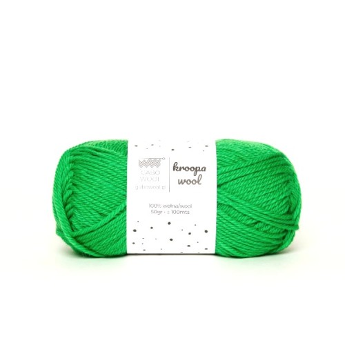 Włóczka GABO KROOPA WOOL 0189 soczysta zieleń