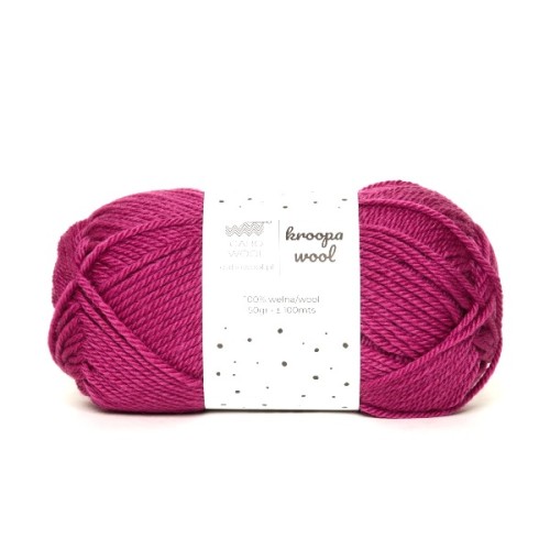 Włóczka GABO KROOPA WOOL 0398 buraczkowy