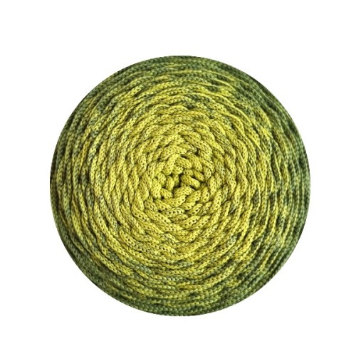 Sznurek poliestrowy OMBRE 3 mm, 300m OM31 limonka/zielony