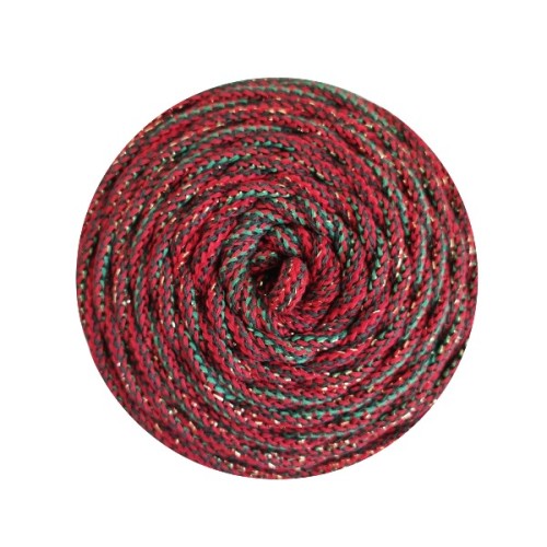 Sznurek 5 mm PREMIUM COTTON GLITTER, 100m PCG129