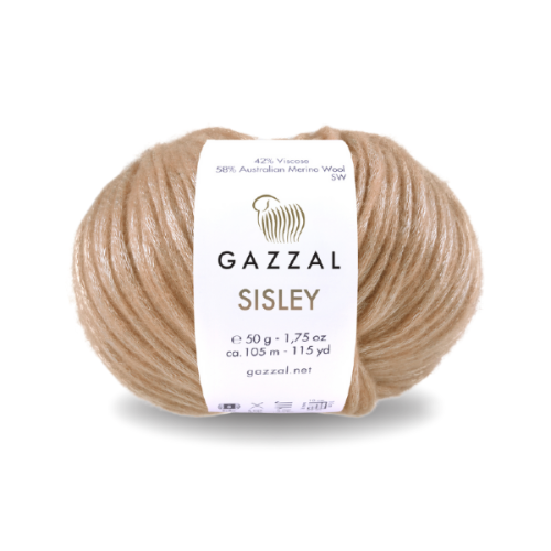 Włóczka Gazzal Sisley 5712 camel