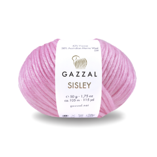 Włóczka Gazzal Sisley 5730 różowy