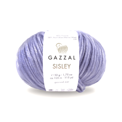 Włóczka Gazzal Sisley 5732 lawendowy