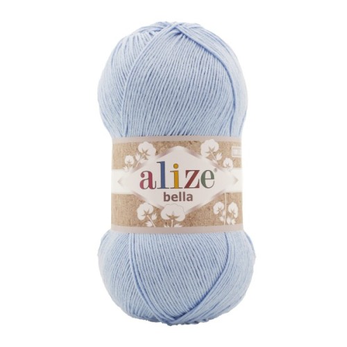 Włóczka Alize Bella 100, 40 błękitny