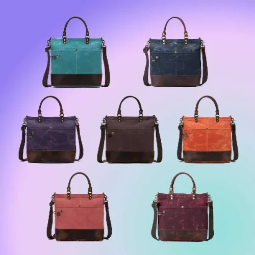 Torba projektowa Della Q Canvas tote 34x30x18cm