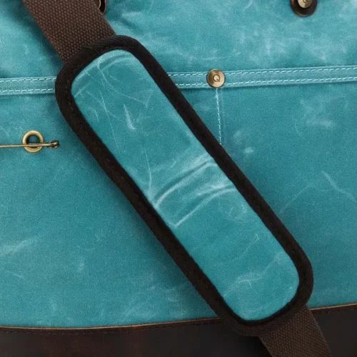 Torba projektowa Della Q Canvas tote 38x34x12cm morski