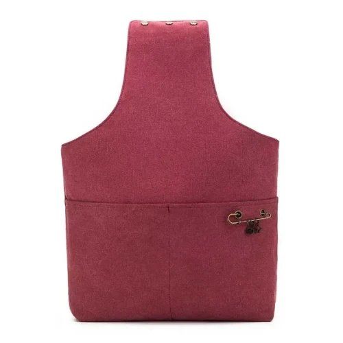 Torba projektowa Della Q Nora Big Bucket, 53x40x12cm bordowy