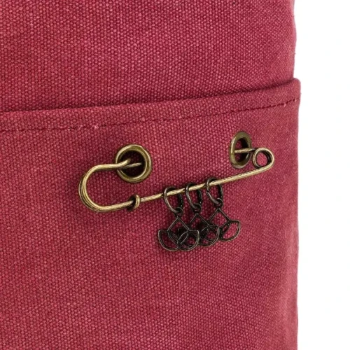 Torba projektowa Della Q Nora Big Bucket, 53x40x12cm bordowy