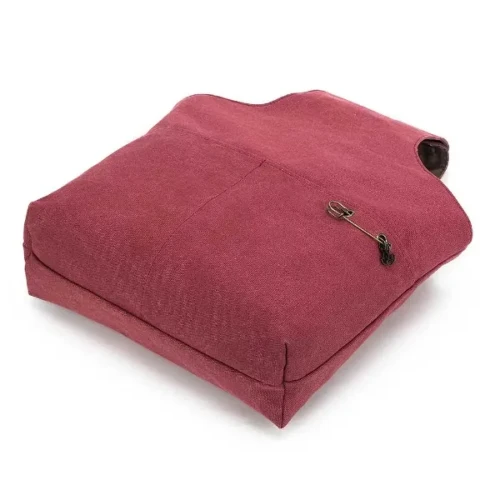 Torba projektowa Della Q Nora Big Bucket, 53x40x12cm bordowy