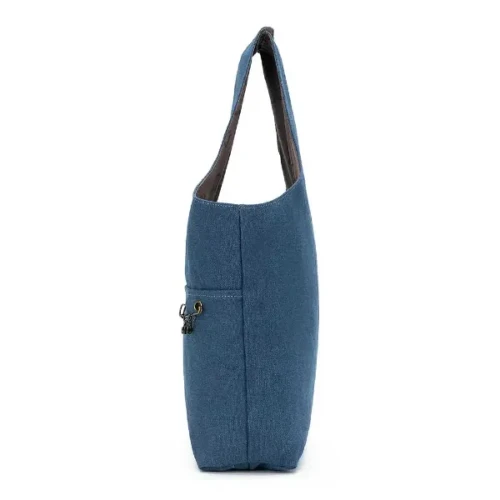 Torba projektowa Della Q Nora Big Bucket, 53x40x12cm indygo