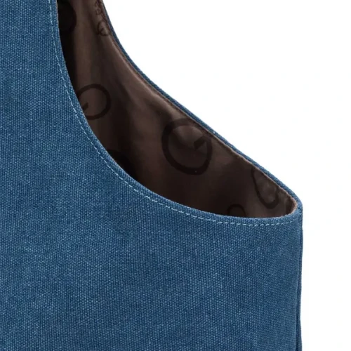 Torba projektowa Della Q Nora Big Bucket, 53x40x12cm indygo