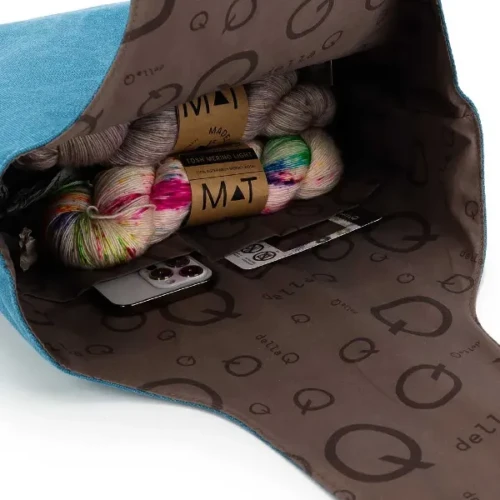 Torba projektowa Della Q Nora Big Bucket, 53x40x12cm morski