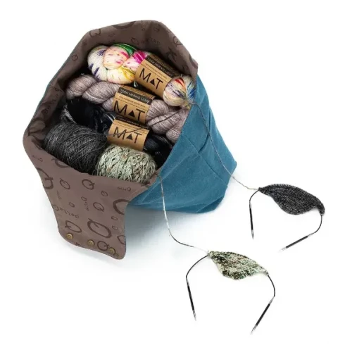 Torba projektowa Della Q Nora Big Bucket, 53x40x12cm morski