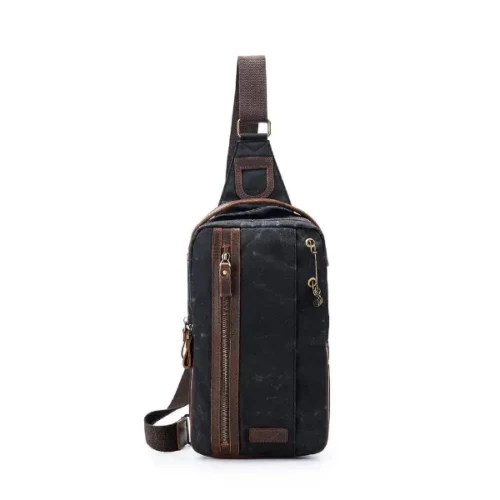 Torba projektowa Della Q Mini messenger bag, 20,3x35,6x10,2cm czarny