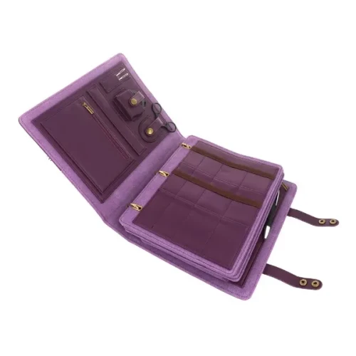 Organizer Della Q Hook & Needle Notebook, śliwkowy