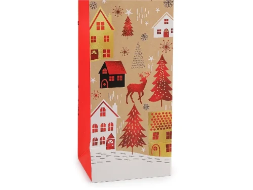 Torebka podarunkowa 12x35x10 cm, 1szt wzór wysyłany losowo