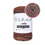 Sznurek 3 mm PREMIUM COTTON Glitter, 100m PCG129 świąteczny
