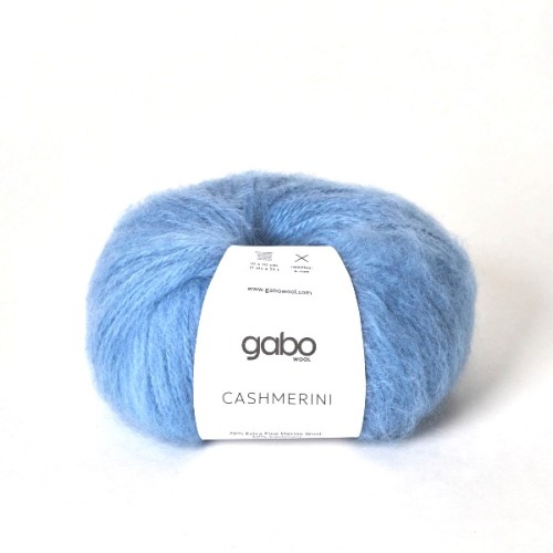 Włóczka GABO WOOL CASHMERINI 5869 błękitny