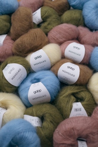 Włóczka GABO WOOL MOHSILKO, moher, jedwab, merino