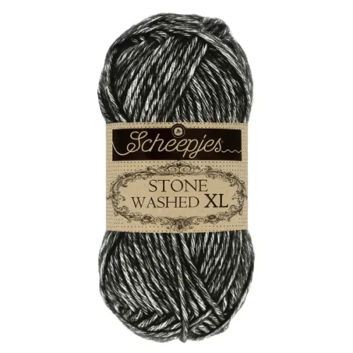 Włóczka Scheepjes Stone Washed XL 843 Black Onyx