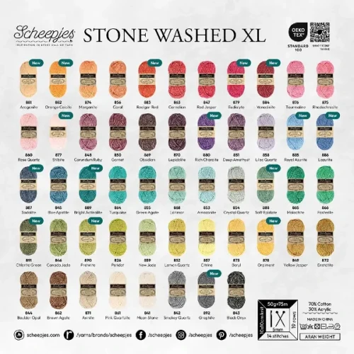 Włóczka Scheepjes Stone Washed XL