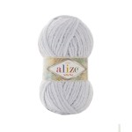 Włóczka Alize Softy Plus 500 jasny szary