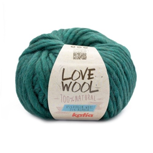 Włóczka Katia LOVE WOOL 133 szmaragd