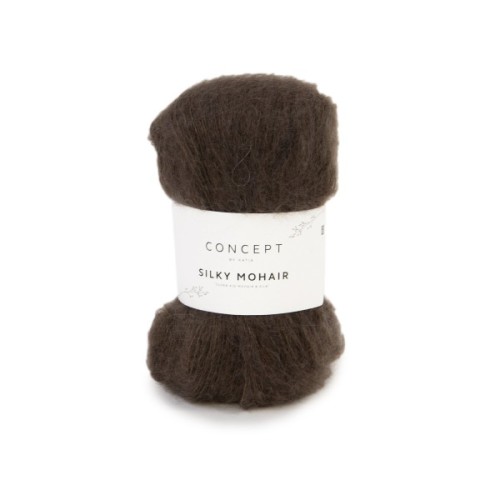 Włóczka Katia Concept Silky Mohair 100 czekoladowy